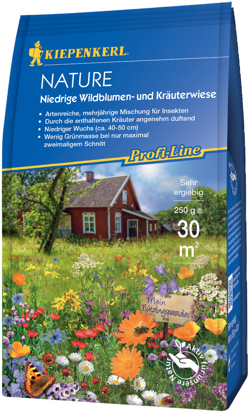 Profi-Line Nature Niedrige Wildblumen- und Kräuterwiese, 0,25 kg