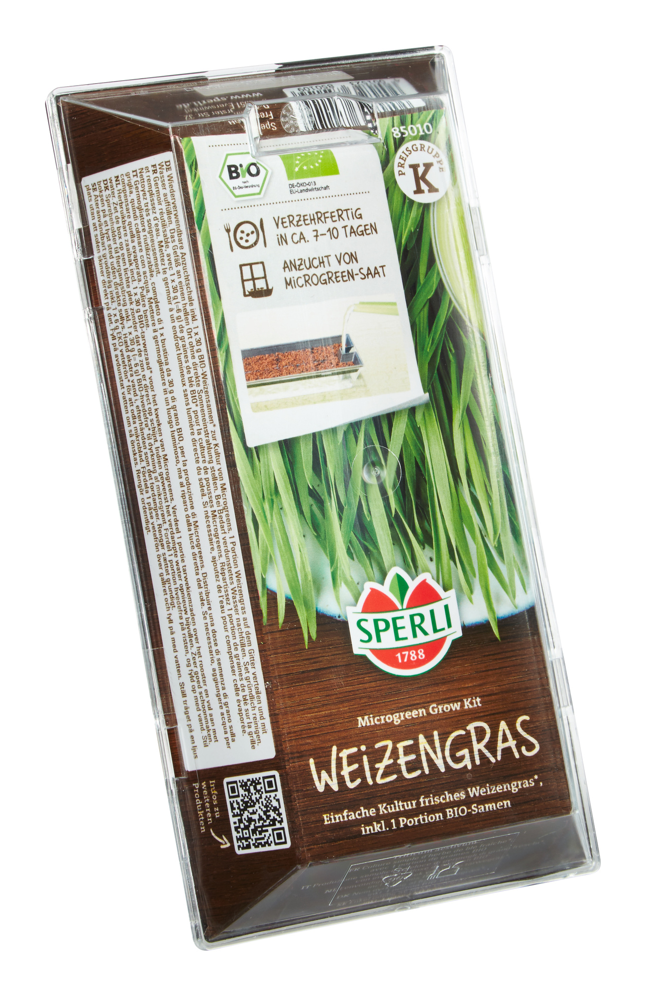 BIO Microgreen Grow Kit, Anzuchtset Weizengras