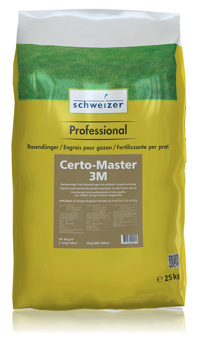 Certo-Master 3M NPK 23-5-16 + 2 MgO + 0,3 Fe + Spurennährstoffe, 25 kg