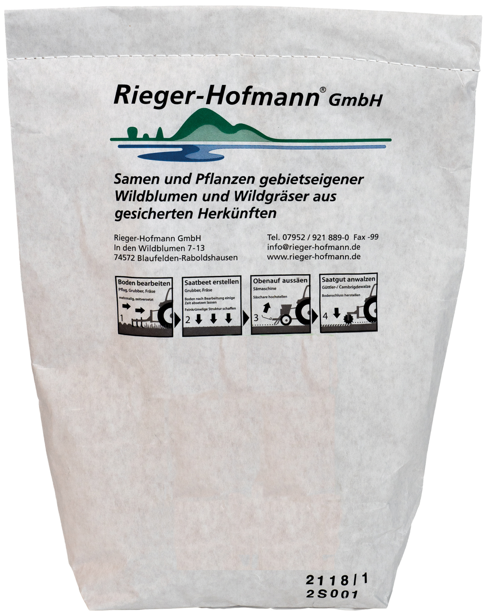 Rieger-Hofmann Blumen-/Kräuter-/Klimarasen 20/80